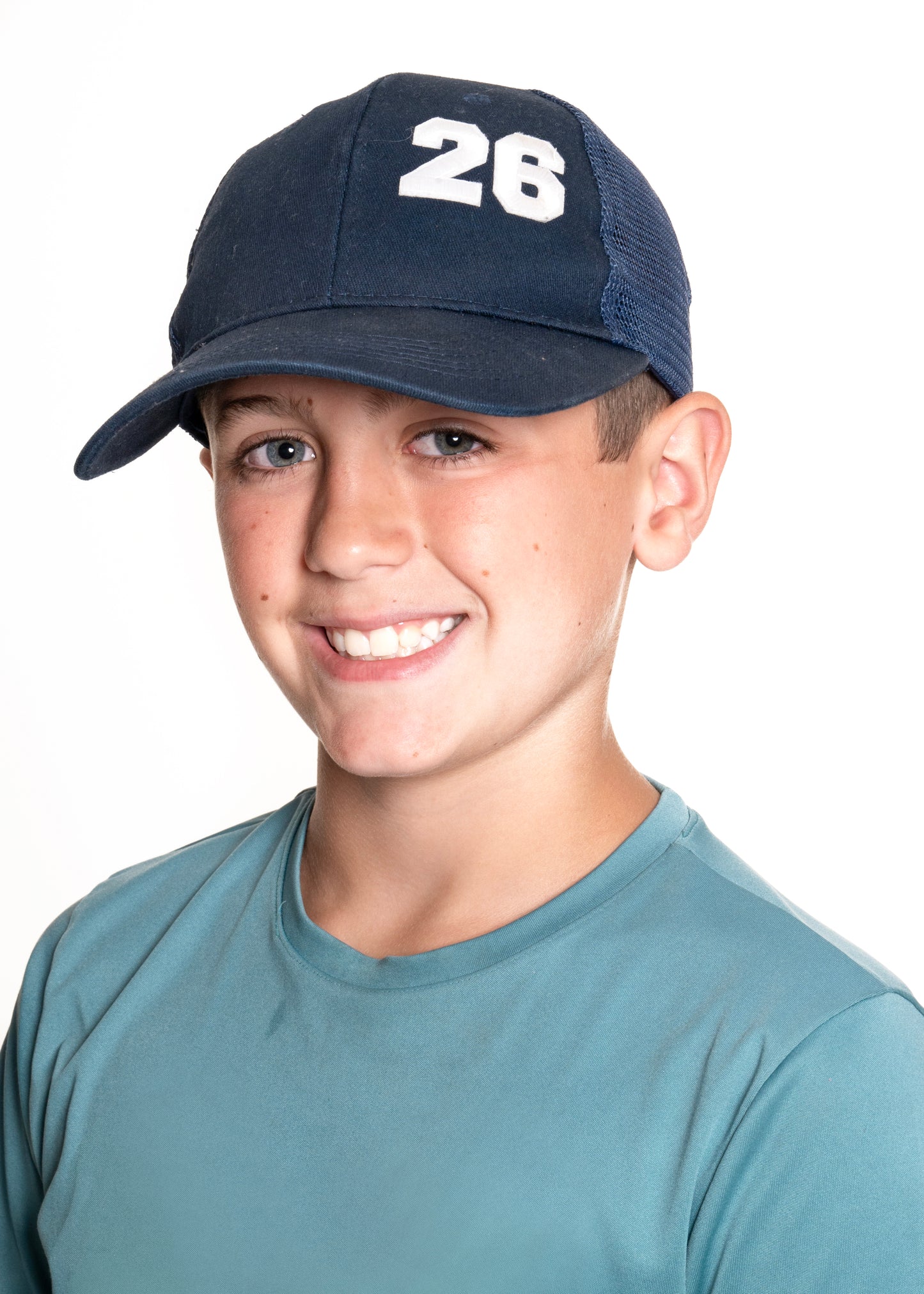 Classic baseball cap with custom number or initials