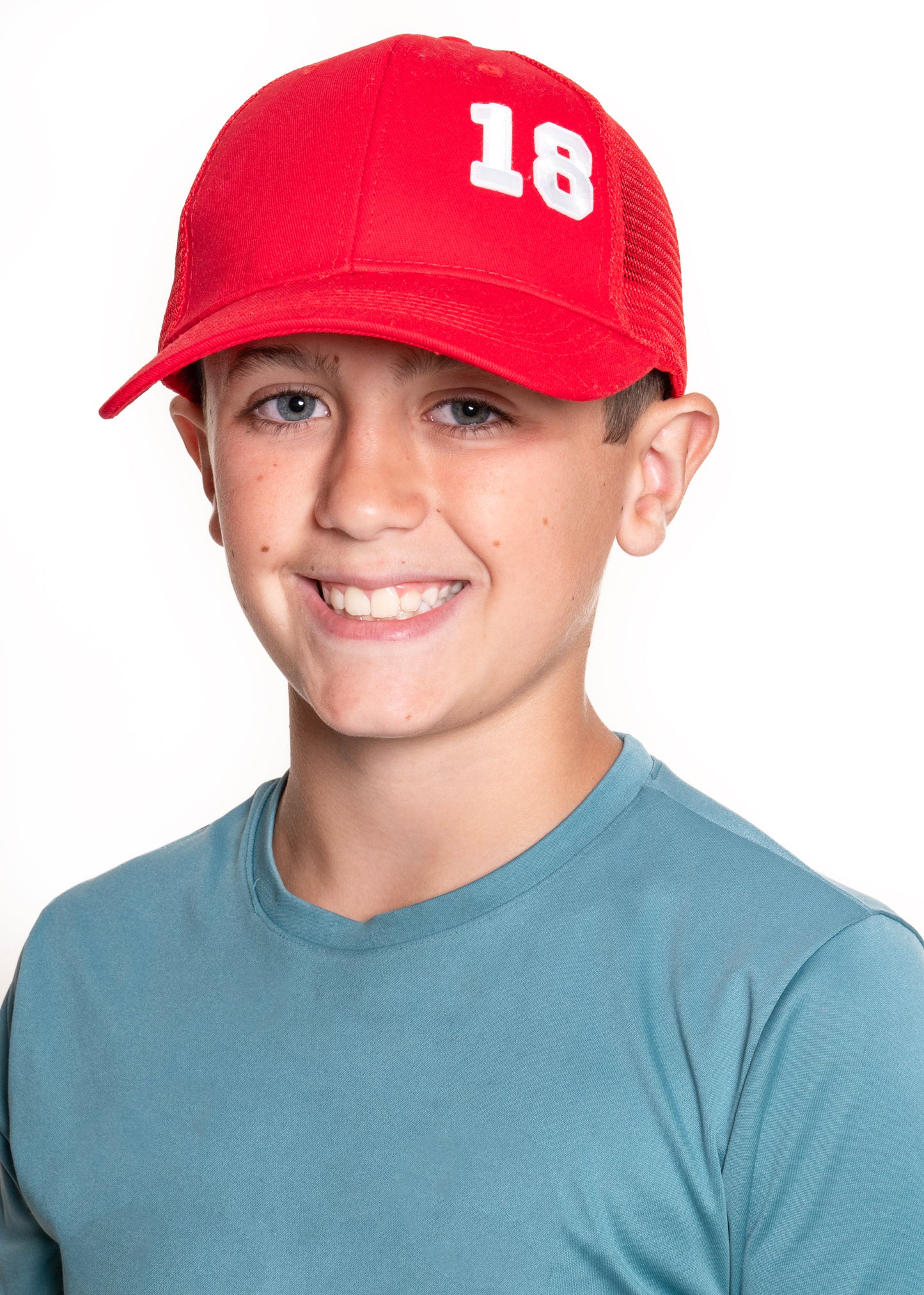 Classic baseball cap with custom number or initials