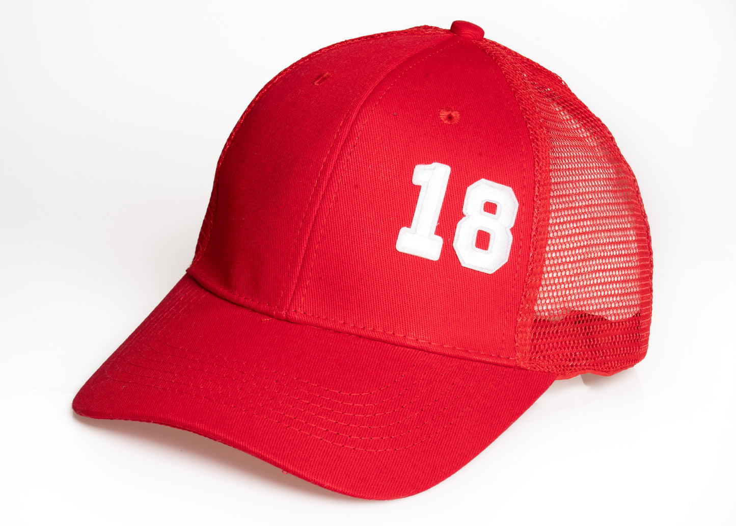 Classic baseball cap with custom number or initials