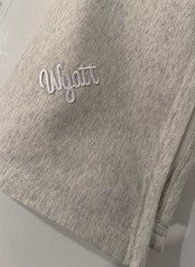 Customizable Sweatshirt Blanket in Oatmeal