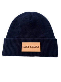 East Coast Wool/Cashmere Beanie in Navy