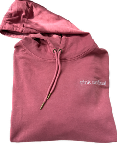 Pink Cardinal branded hoodie sweatshirt