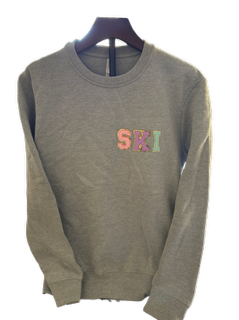 Ski crewneck sweatshirt